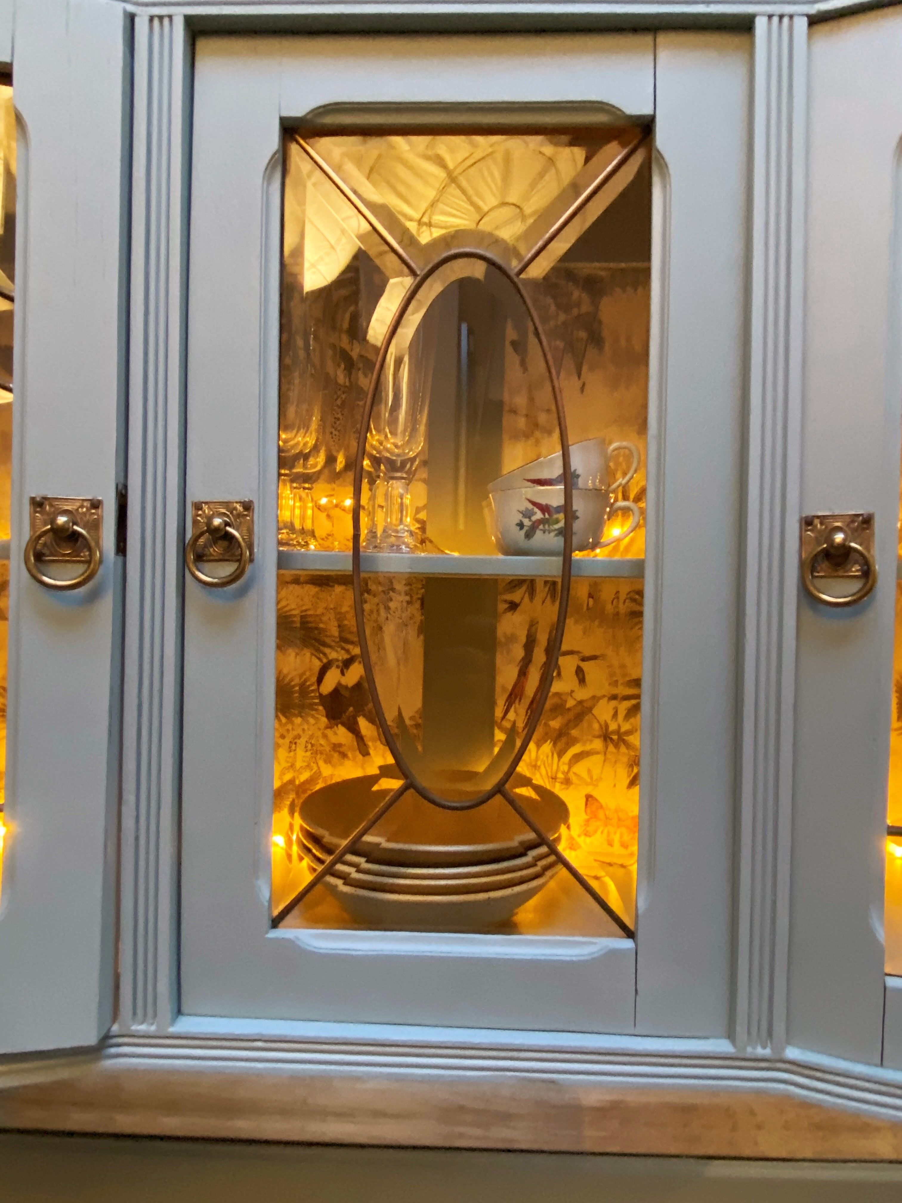 Two-body buffet cupboard