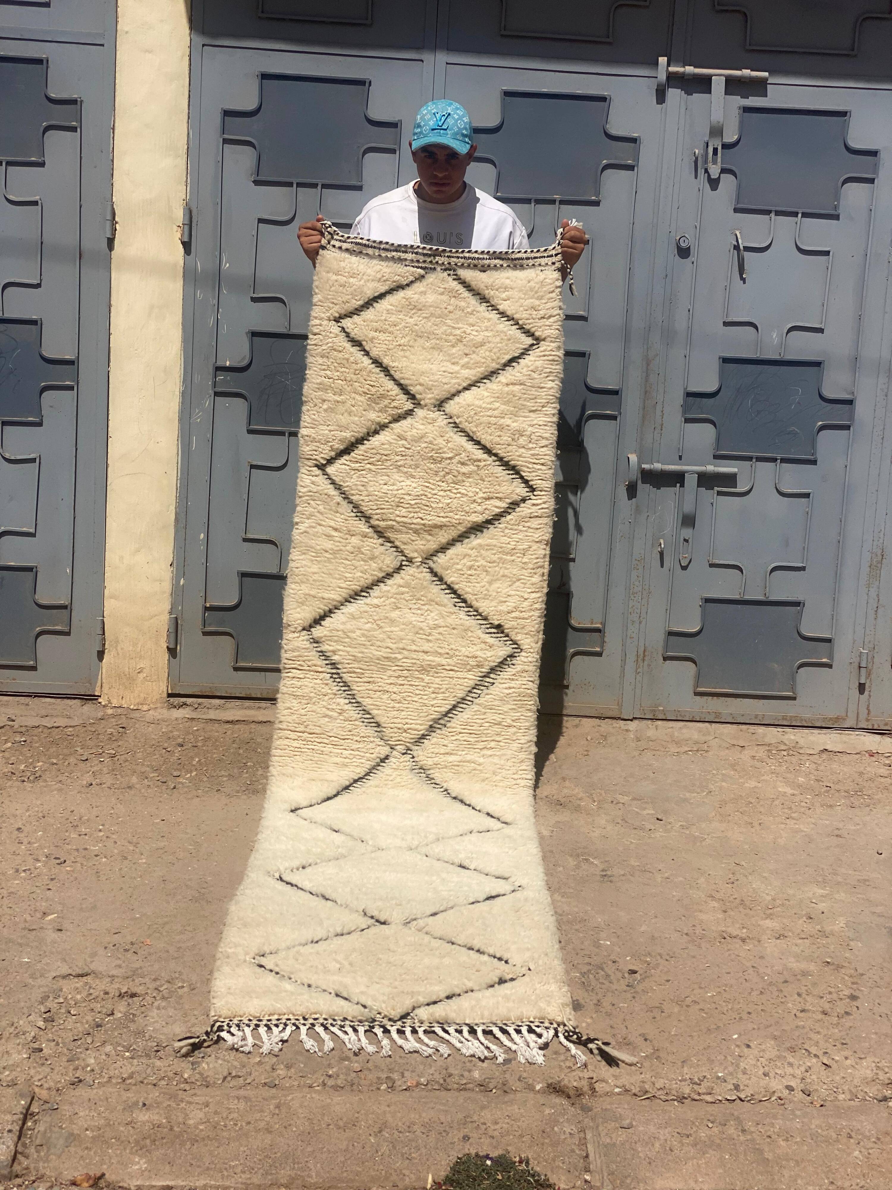 Tapis marrocan beni ouarine 250/80cm