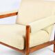 Fauteuil Vintage Boucle Loop Beige, 1970s