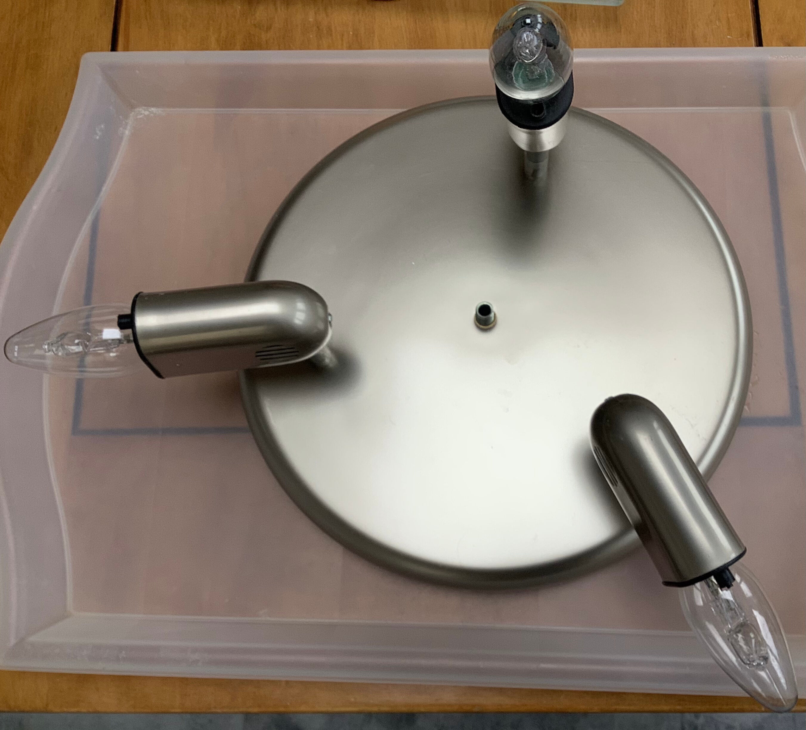 Plafonnier en applique 3 lampes