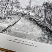 Utrecht, Netherlands, Vintage engraving, printed in 1879.