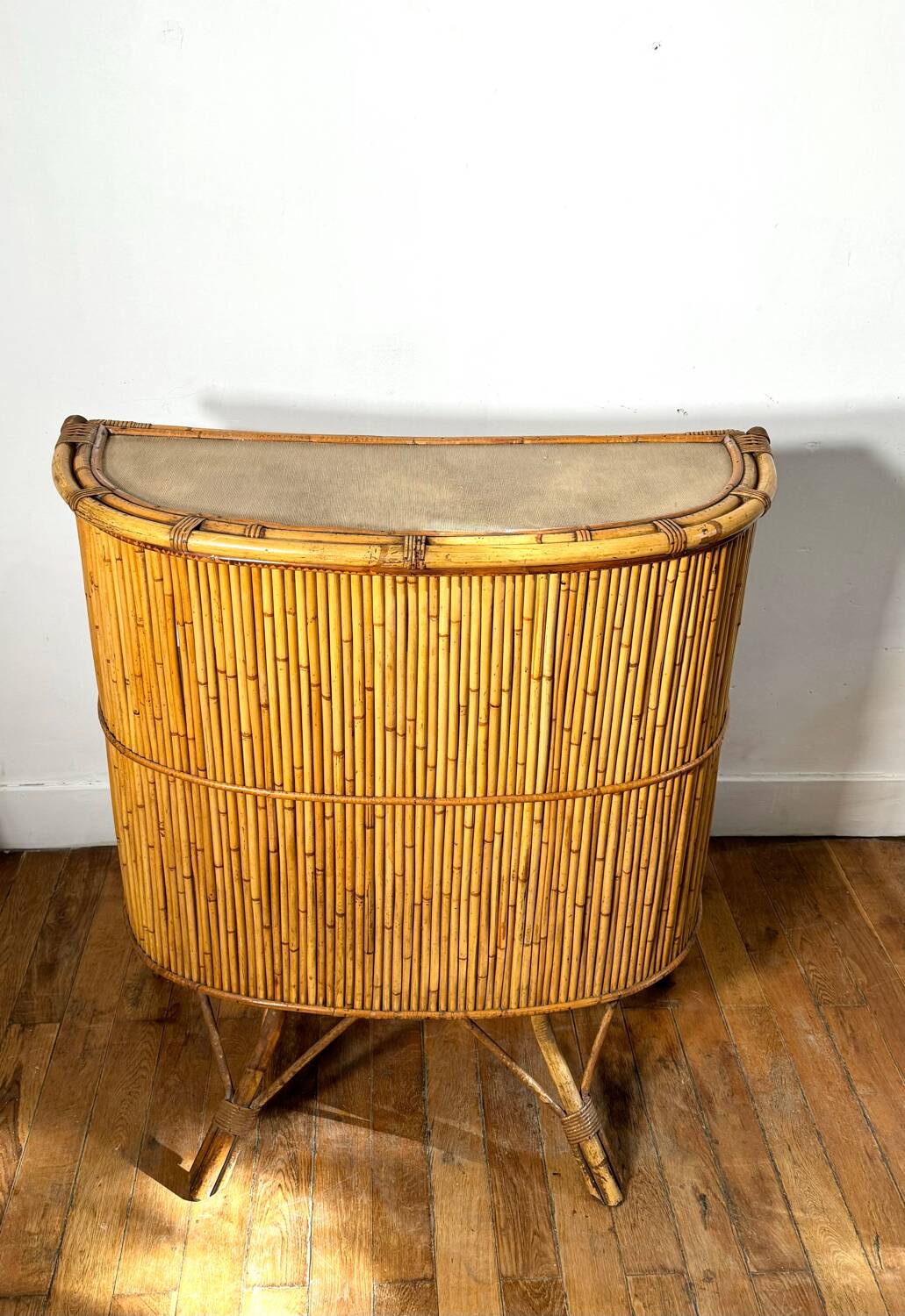 Rattan bar from the 60s/70s
