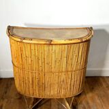 Rattan bar from the 60s/70s