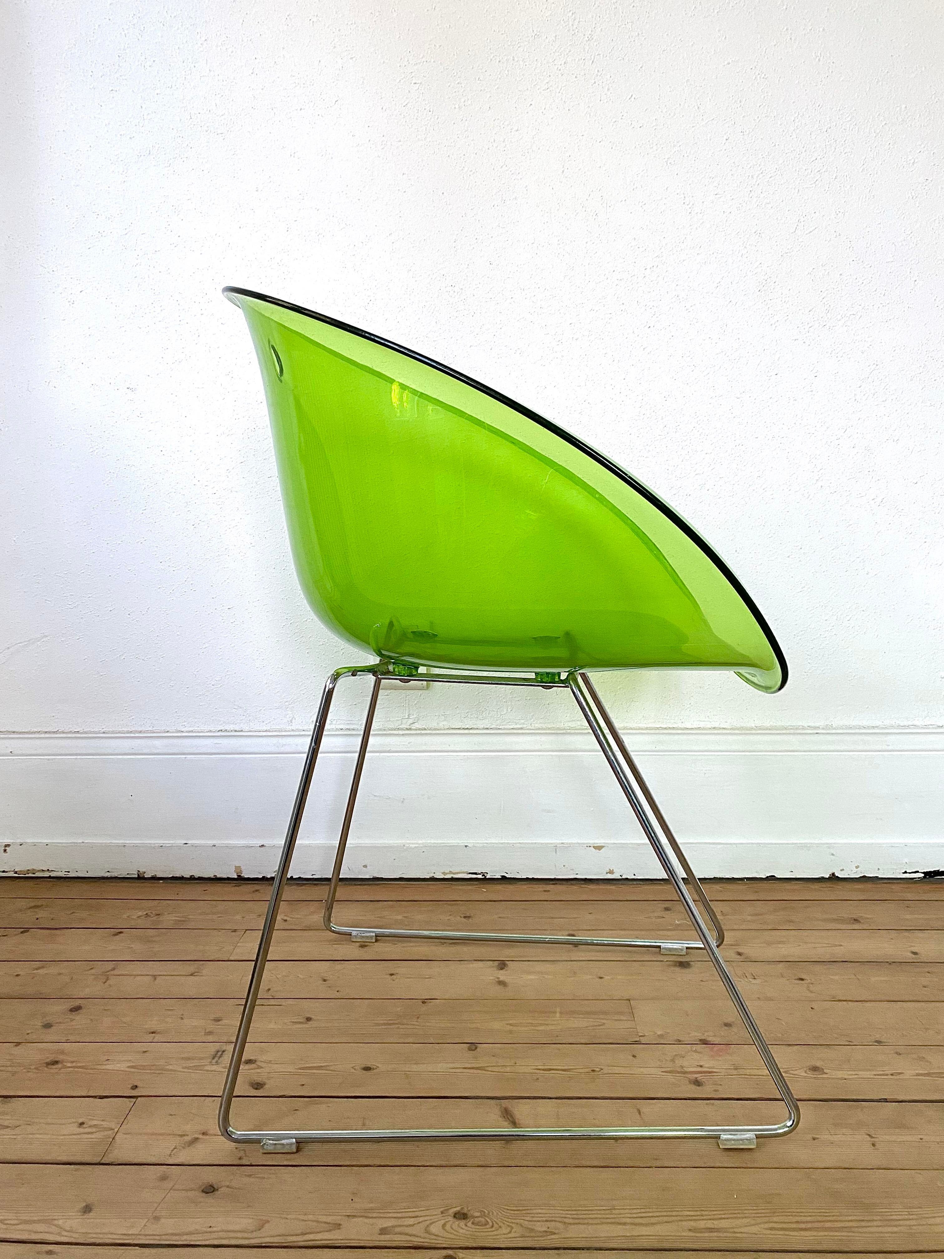 Set of 4 Pedrali design chairs