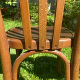 6 Fischel bistro chairs with labels, circa 1930