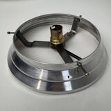 Antique ceiling light or vintage wall light in xl opaline