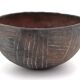 Empty tumbler pocket in ceramic by Brigitte Marionneau