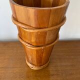 Antique Wooden Barrel Style Umbrella Stand Vintage Decor