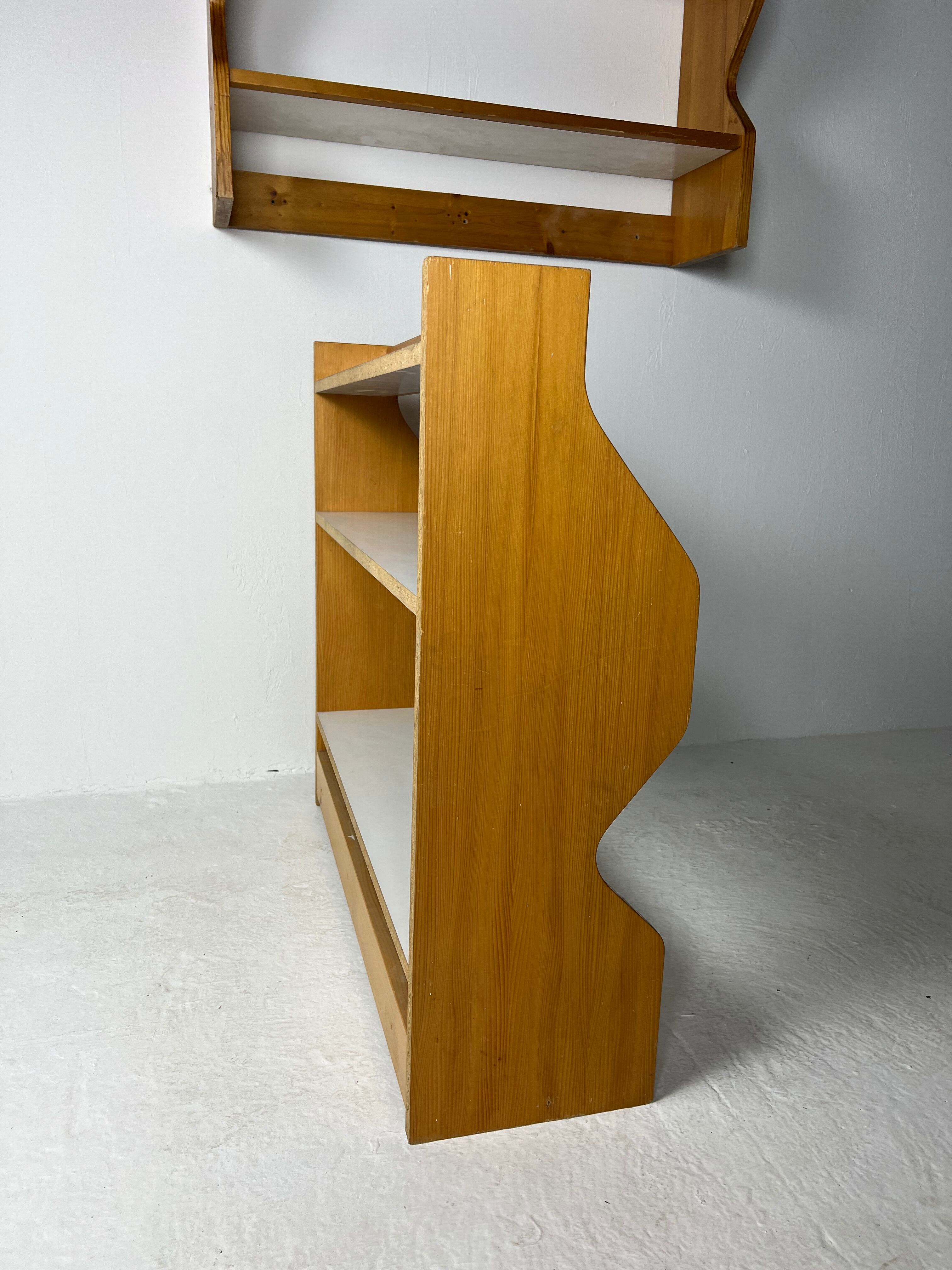Duo of shelves by Charlotte Perriand