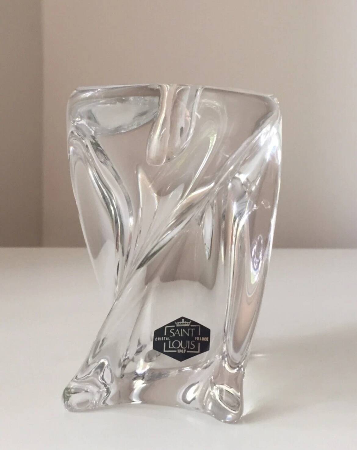 Modern Saint Louis crystal candlestick