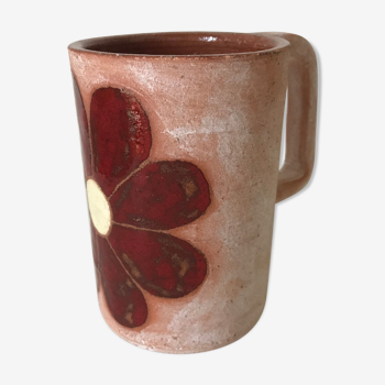 Mug cup vintage flower