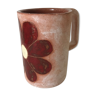 Mug tasse fleur vintage