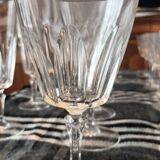 Large service of vintage 60s and 70s crystal glasses