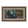 Huile sur toile suédoise originale – « Deux personnages à une table »