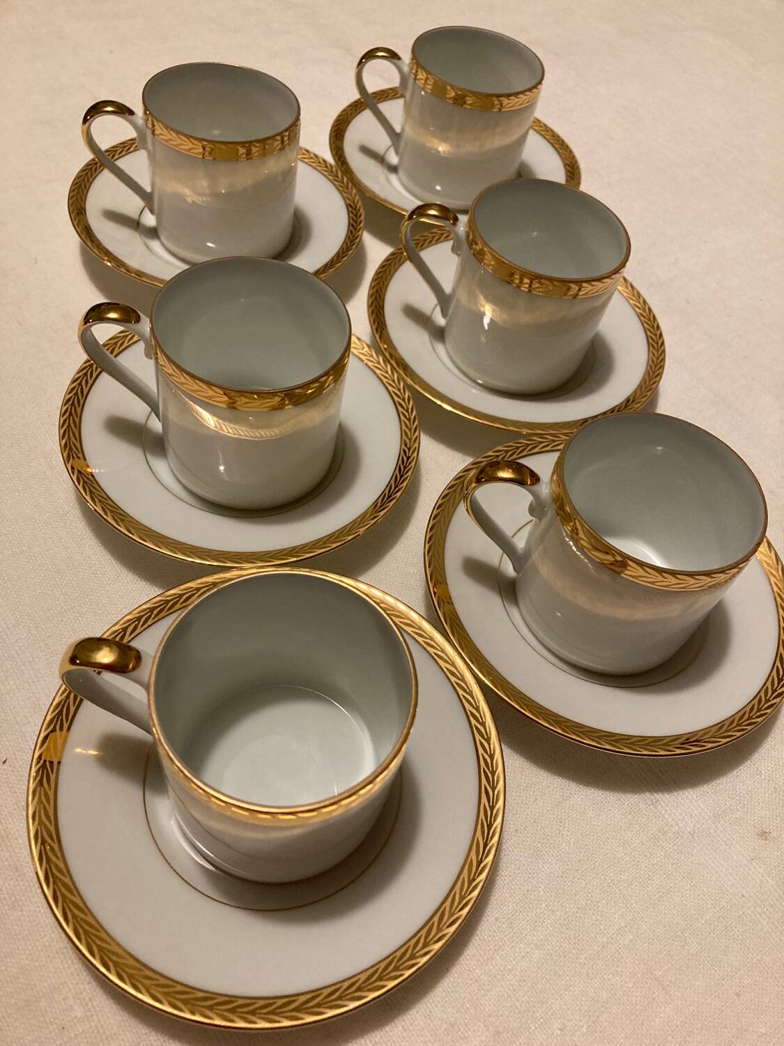 Limosges porcelain coffee cups