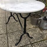 Marble bistro table