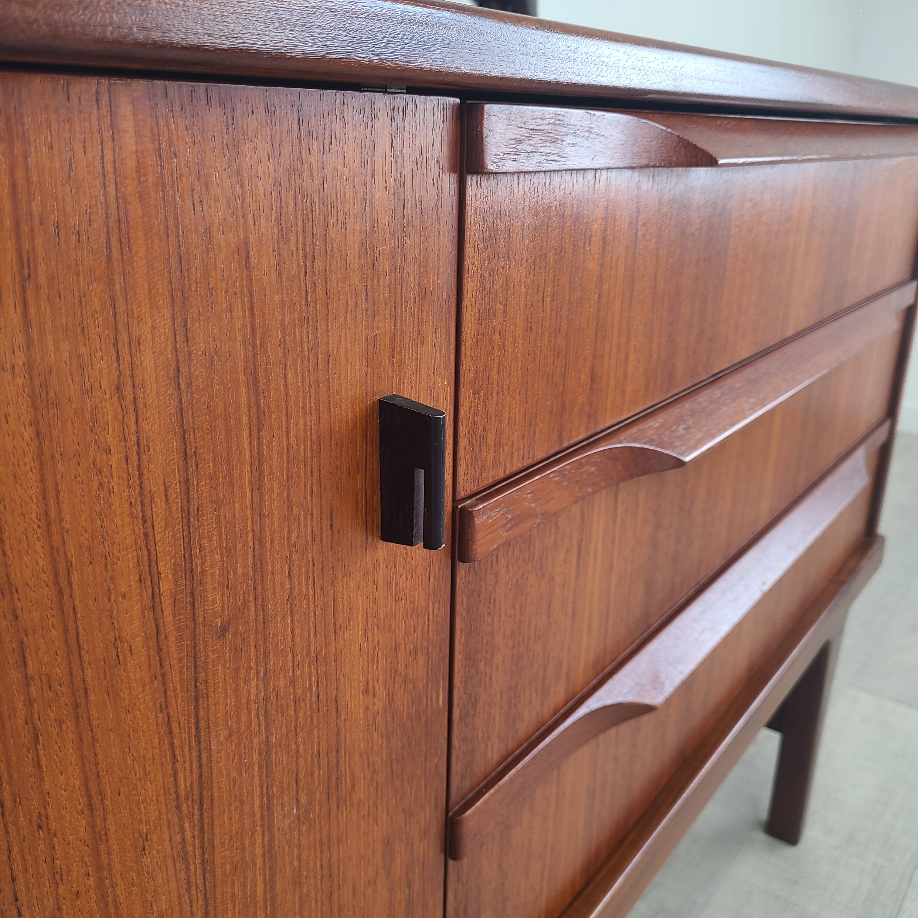 Scandinavian teak sideboard vintage 1960s