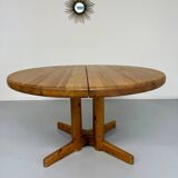 Antique solid pine table, Scandinavian design Rainer Daumiller, 70s