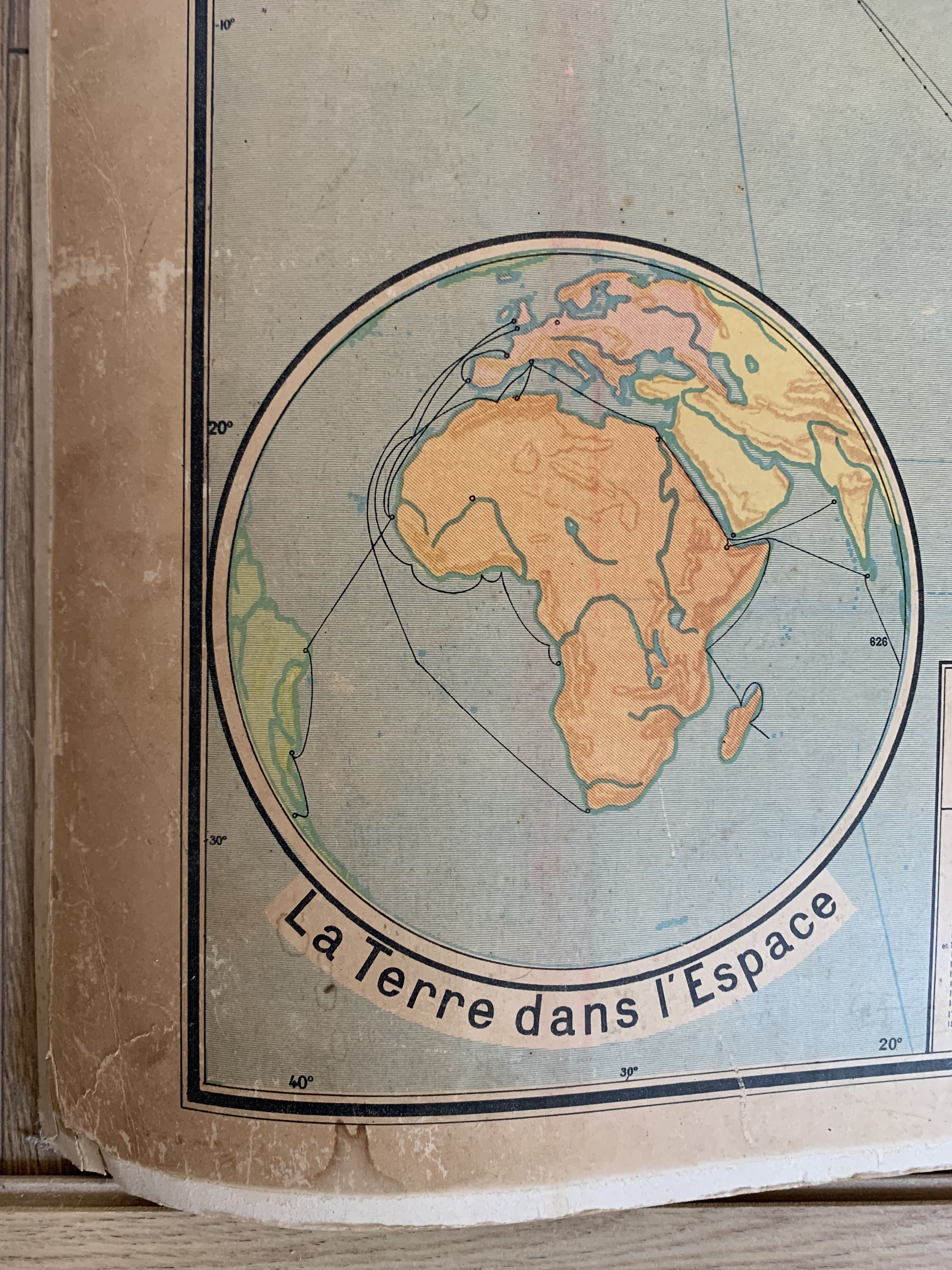 Old map Political Africa - n°17 and 17 bis by Vidal Lablache