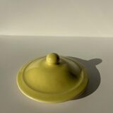 Vintage teapot with yellow filter