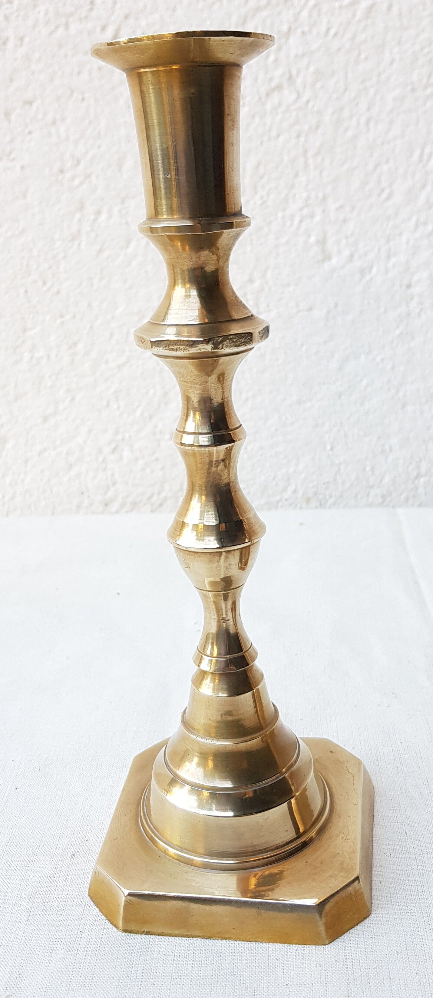 Brass candlestick duo