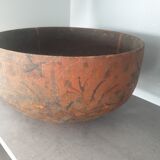 Coupe en bois asie XXème