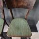 Suite de 4 anciennes chaises Bistrot Baumann Vintage Année 50