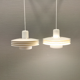Hanging lamps from Danish ES Horn lighting, produced in the 80s.
