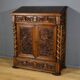Oratory in solid walnut, Neo-Gothic Renaissance style – Late 19th century