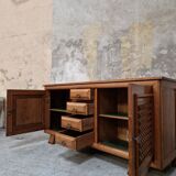 Buffet français brutaliste Art Déco