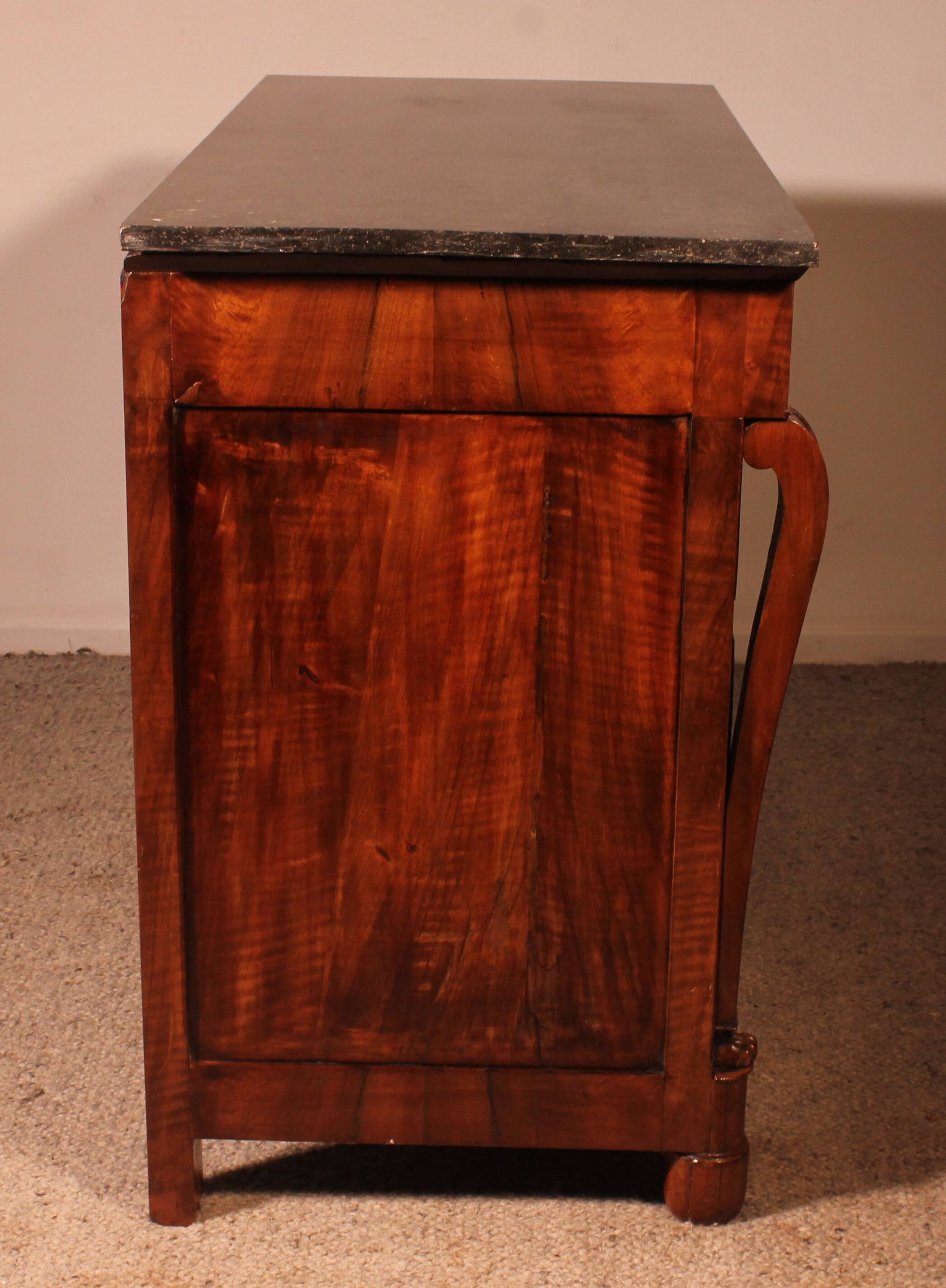 Restoration Period Chest of Drawers in Walnut