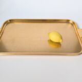 60s Cocktail Trays | Set of 2 | Gold Metal