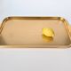 60s Cocktail Trays | Set of 2 | Gold Metal