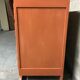 Commode époque Art Déco ocre orange rénovée