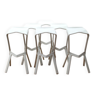Set of 6 Miura Plank stools