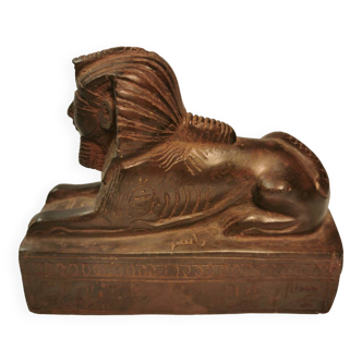 Egypt sphinx sculpture stone solid base crafts