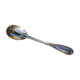 Egg spoon in solid silver and vermeil