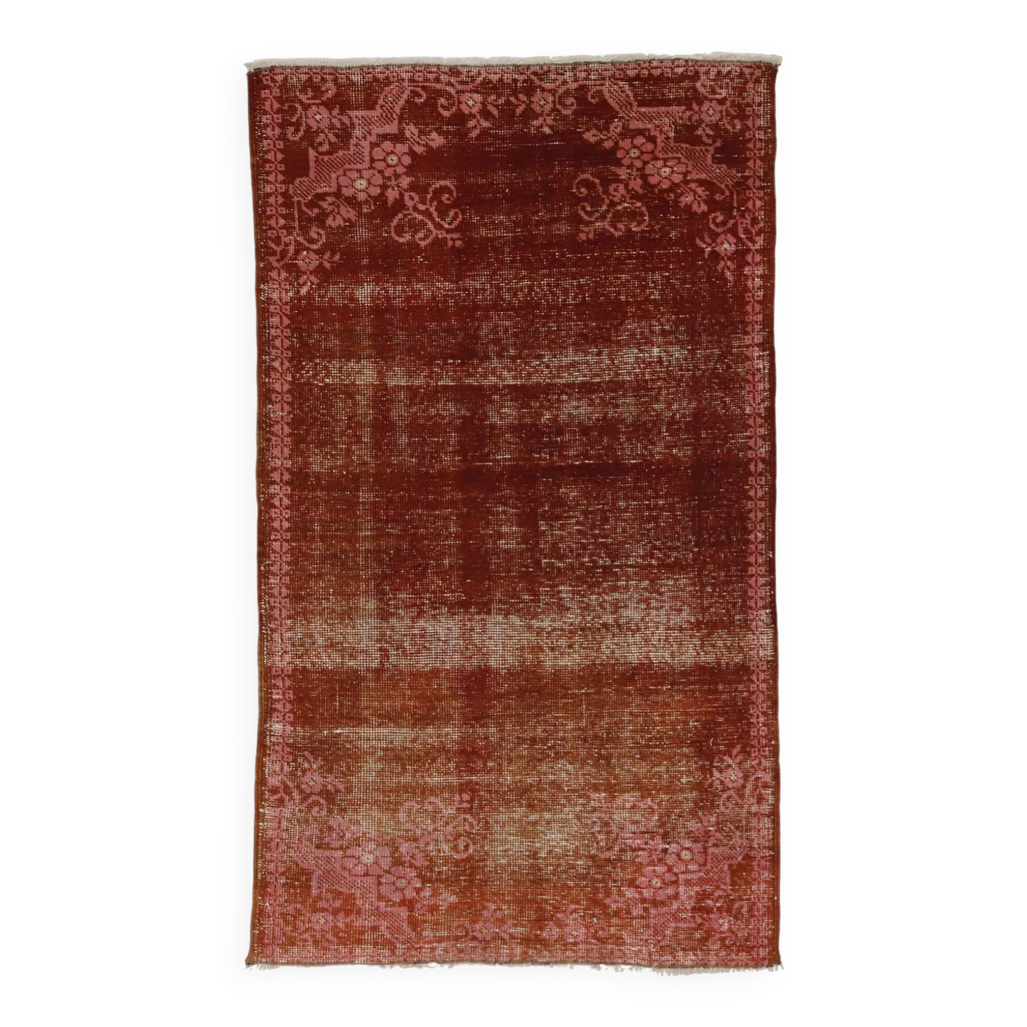 Turkish Anatolian Handmade Vintage Area Rug 170 cm x 100 cm