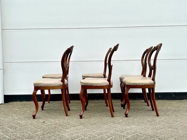 Chaises de salle à manger en acajou