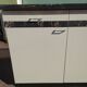 Buffet bahut de cuisine en formica marbre noir - vintage