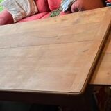 Old table firm feet turned
