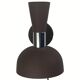 Midcentury brown vintage wall sconces by Herda, Dutch 1970s