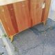 Vintage buffet 2 doors feet compass