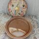 Vintage slip dish + lid