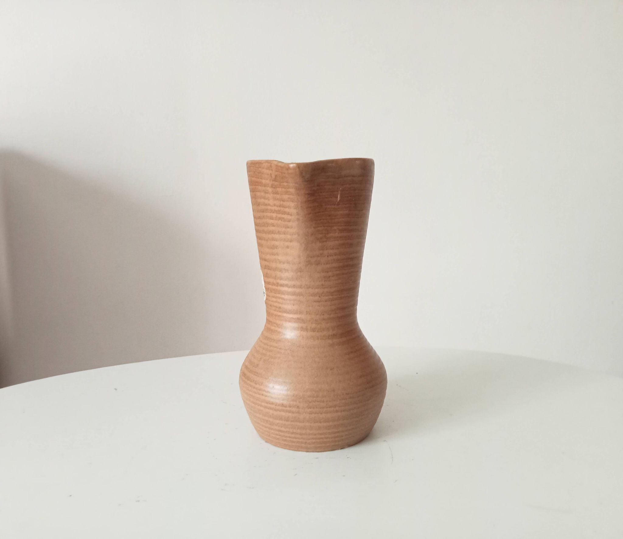 Vintage stoneware jug Digoin free form