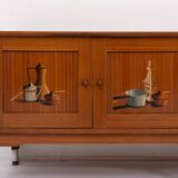 Buffet italien moderne du milieu du siècle, 1950