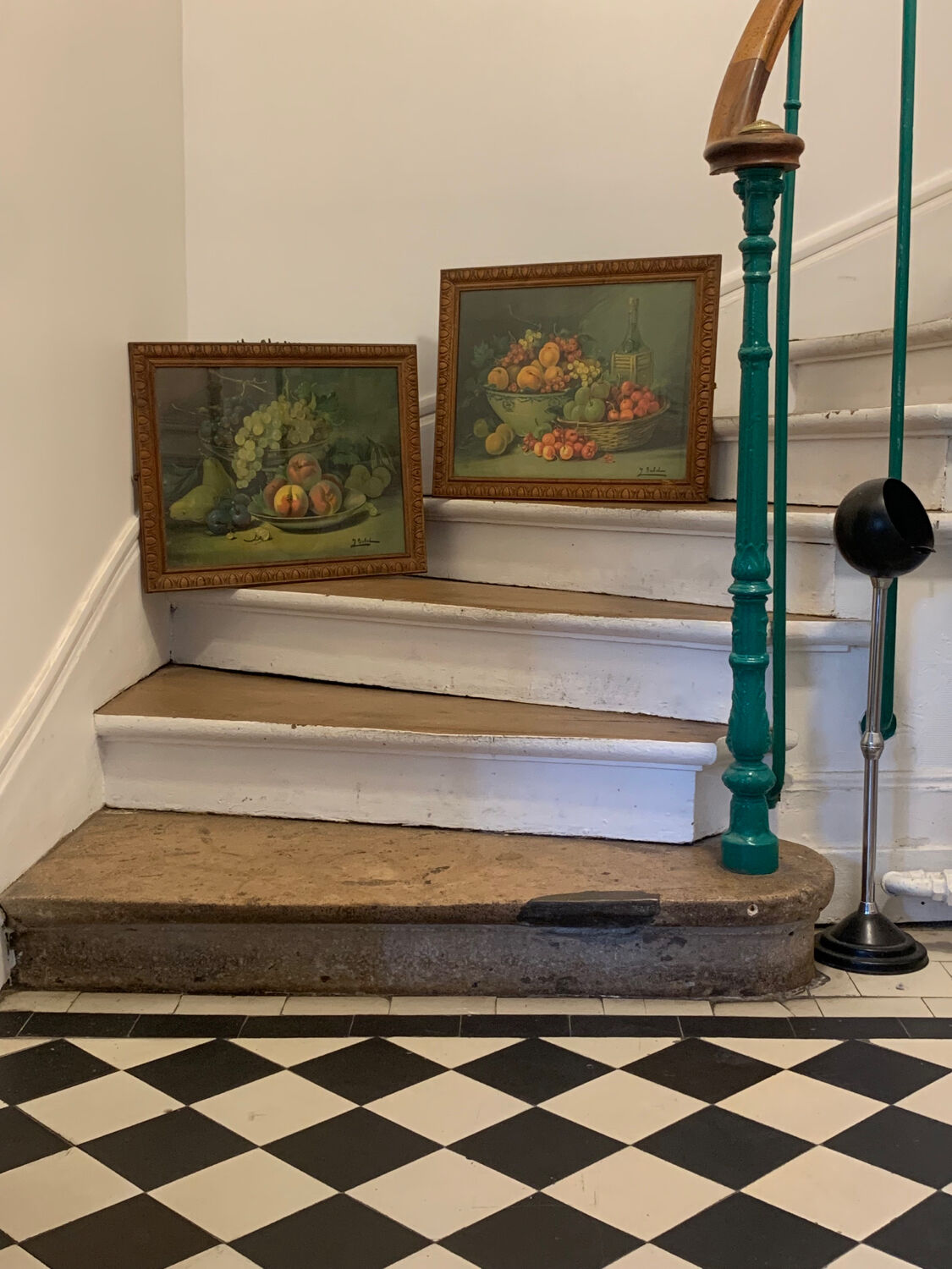 Pair of Still Life Fruit Paintings 1900