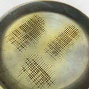 Grand plat en grès émaillé signé Tournay