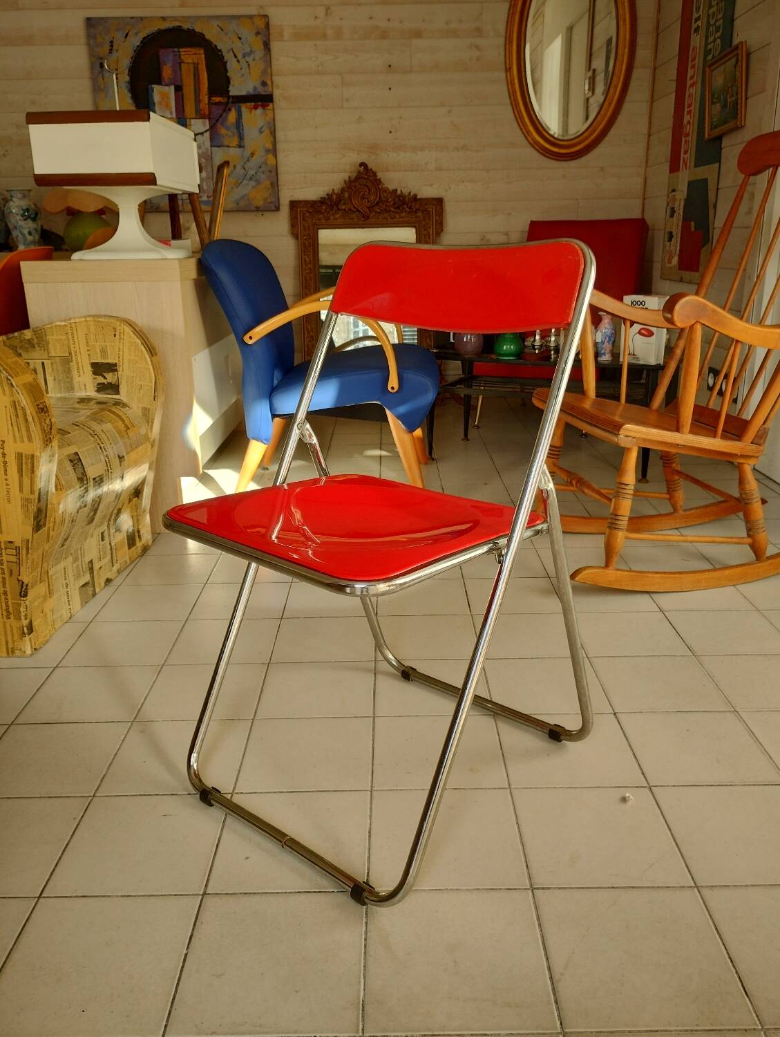 Vintage folding chair