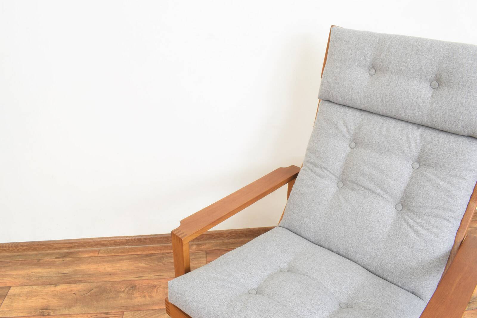 Mid-Century Danish Oak Armchair by Leif Alring for Madsen & Schubell, 1960s